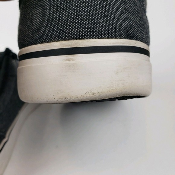 DC Mens Anvil TX SE Canvas Sneaker Black Dark Grey White ADYS300036 Size 9 - Picture 8 of 12